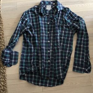 Billy Reid button down shirt linen size large